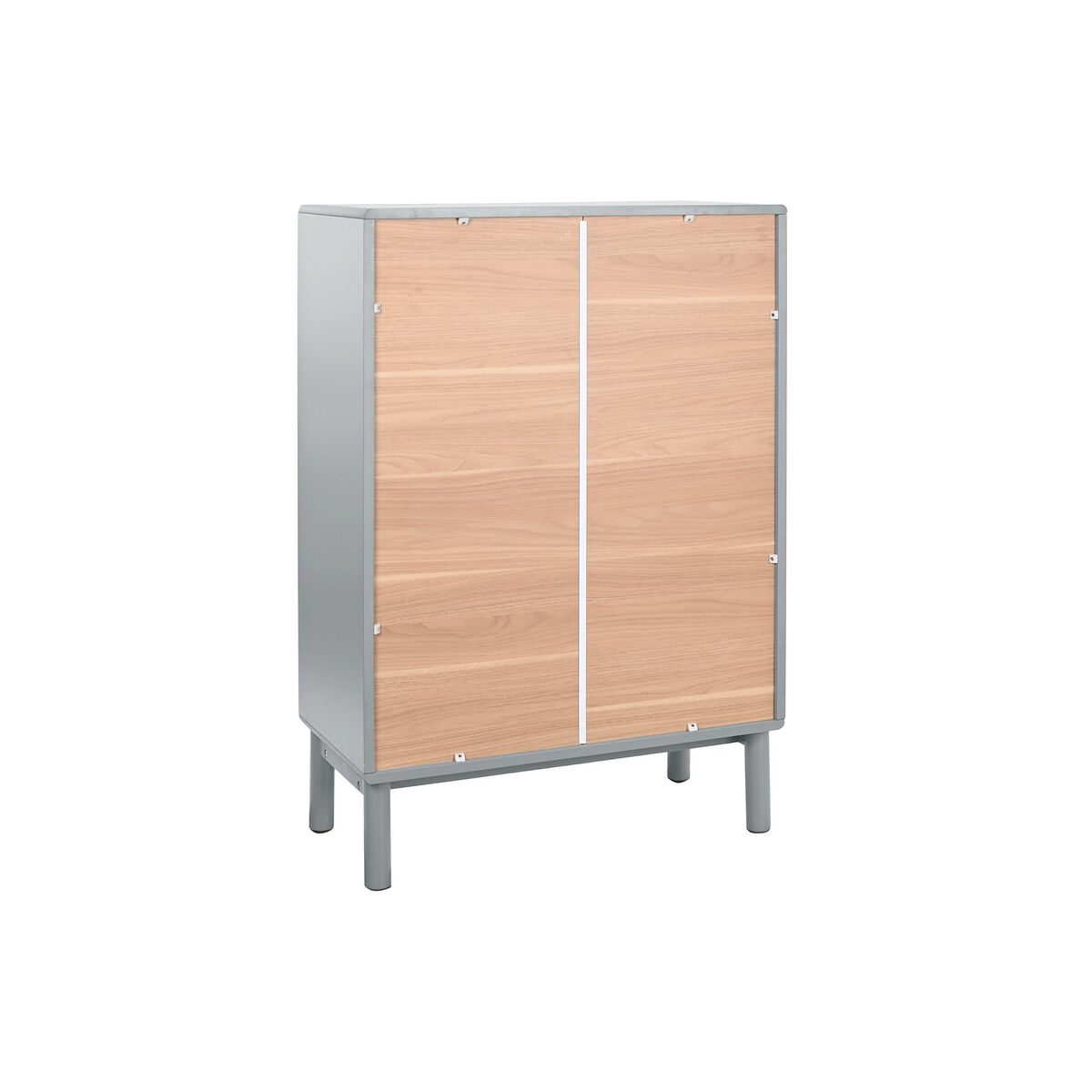 Kommode Home ESPRIT Blå Grå polypropylen Tre MDF 80 x 40 x 117 cm